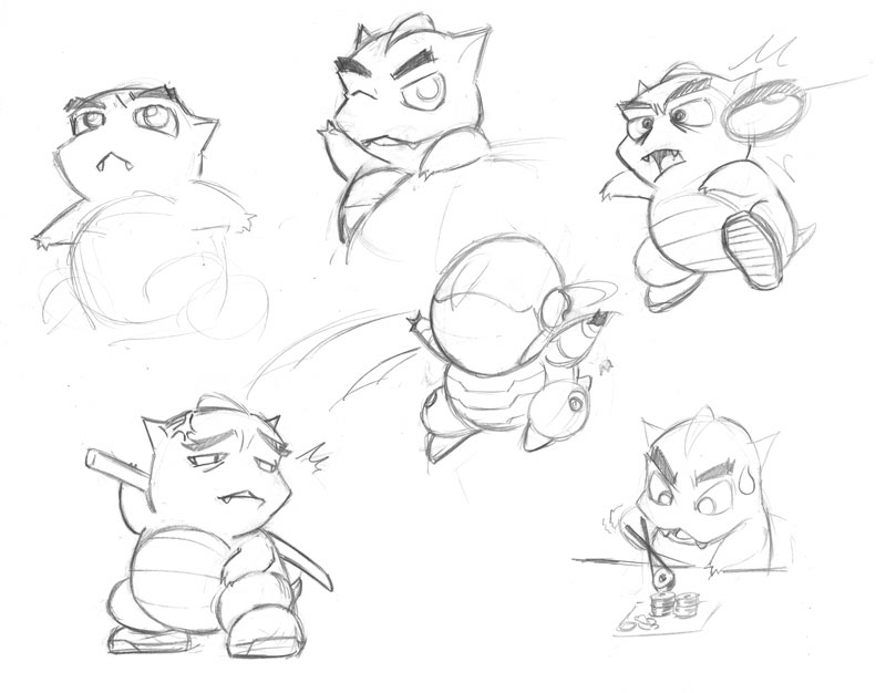 Wasabizilla Sketches 2